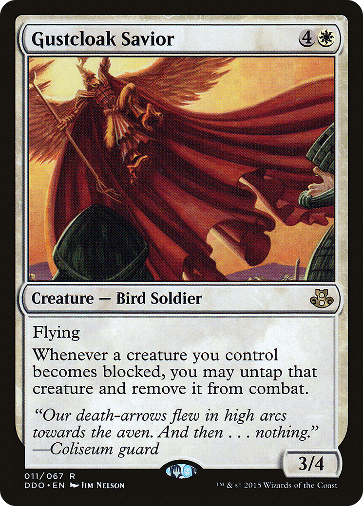 Gustcloak Savior [Duel Decks: Elspeth vs. Kiora] MTG Single Magic: The Gathering