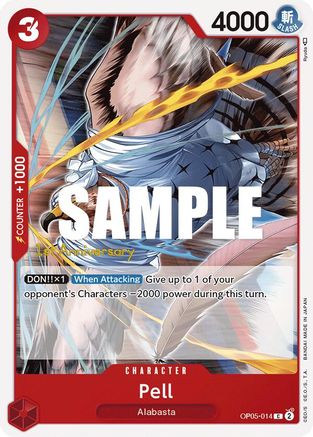 Pell (OP05-014) [Awakening of the New Era: 1st Anniversary Tournament Cards] One Piece Single Bandai