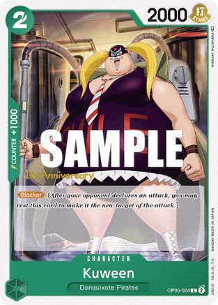Kuween (OP05-024) [Awakening of the New Era: 1st Anniversary Tournament Cards] One Piece Single Bandai