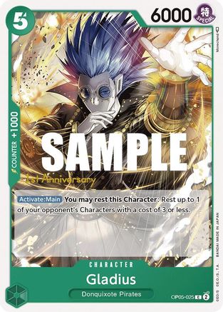 Gladius (OP05-025) [Awakening of the New Era: 1st Anniversary Tournament Cards] One Piece Single Bandai
