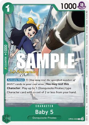 Baby 5 (033) (OP05-033) [Awakening of the New Era: 1st Anniversary Tournament Cards] One Piece Single Bandai