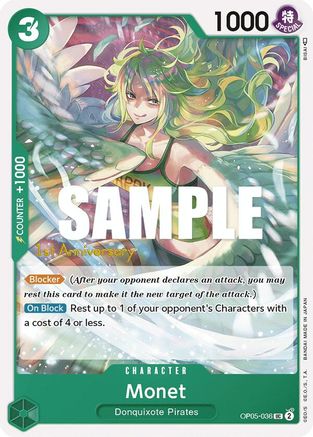 Monet (OP05-036) [Awakening of the New Era: 1st Anniversary Tournament Cards] One Piece Single Bandai