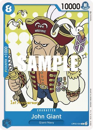 John Giant (OP05-044) [Awakening of the New Era: 1st Anniversary Tournament Cards] One Piece Single Bandai