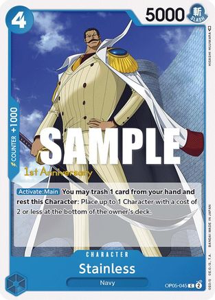 Stainless (OP05-045) [Awakening of the New Era: 1st Anniversary Tournament Cards] One Piece Single Bandai