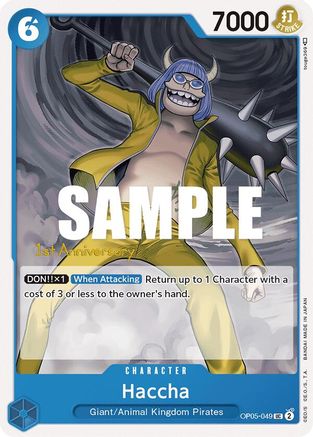 Haccha (OP05-049) [Awakening of the New Era: 1st Anniversary Tournament Cards] One Piece Single Bandai