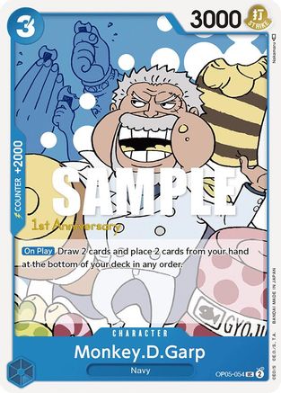 Monkey.D.Garp (OP05-054) [Awakening of the New Era: 1st Anniversary Tournament Cards] One Piece Single Bandai
