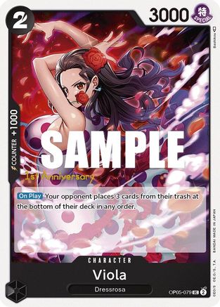 Viola (OP05-079) [Awakening of the New Era: 1st Anniversary Tournament Cards] One Piece Single Bandai