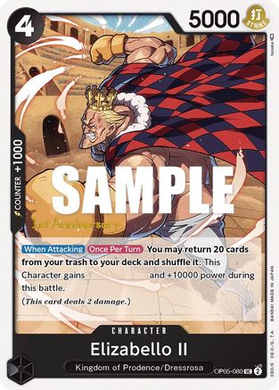 Elizabello II (OP05-080) [Awakening of the New Era: 1st Anniversary Tournament Cards] One Piece Single Bandai