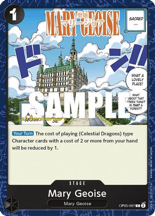 Mary Geoise (OP05-097) [Awakening of the New Era: 1st Anniversary Tournament Cards] One Piece Single Bandai