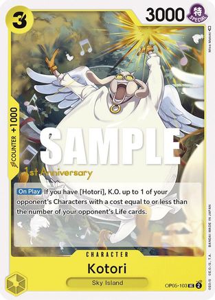 Kotori (OP05-103) [Awakening of the New Era: 1st Anniversary Tournament Cards] One Piece Single Bandai