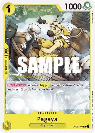 Pagaya (OP05-109) [Awakening of the New Era: 1st Anniversary Tournament Cards] One Piece Single Bandai