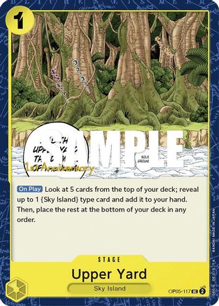 Upper Yard (OP05-117) [Awakening of the New Era: 1st Anniversary Tournament Cards] One Piece Single Bandai