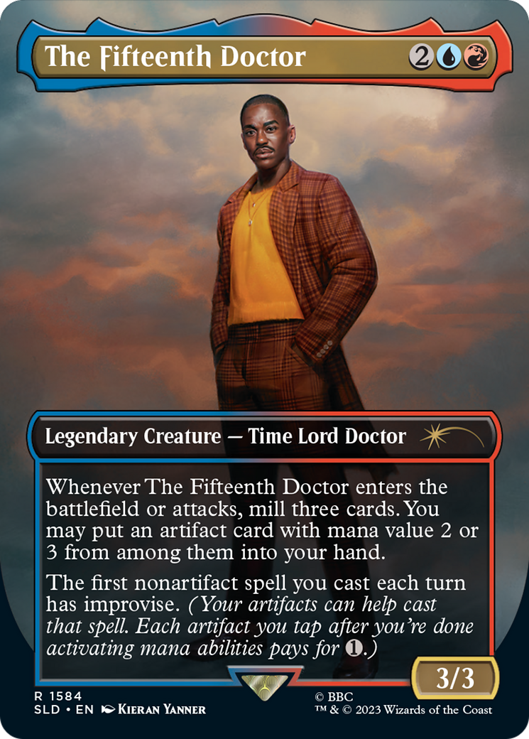The Fifteenth Doctor (SLD-1584) [Secret Lair] Drop (Borderless) MTG Single Wizards of the Coast