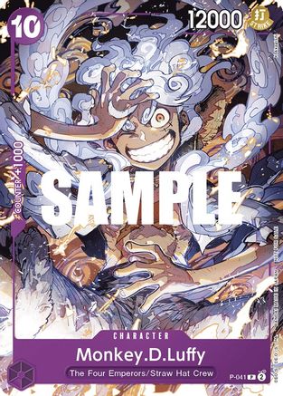 Monkey.D.Luffy (041) (P-041) [One Piece Promotion Cards] One Piece Single Bandai