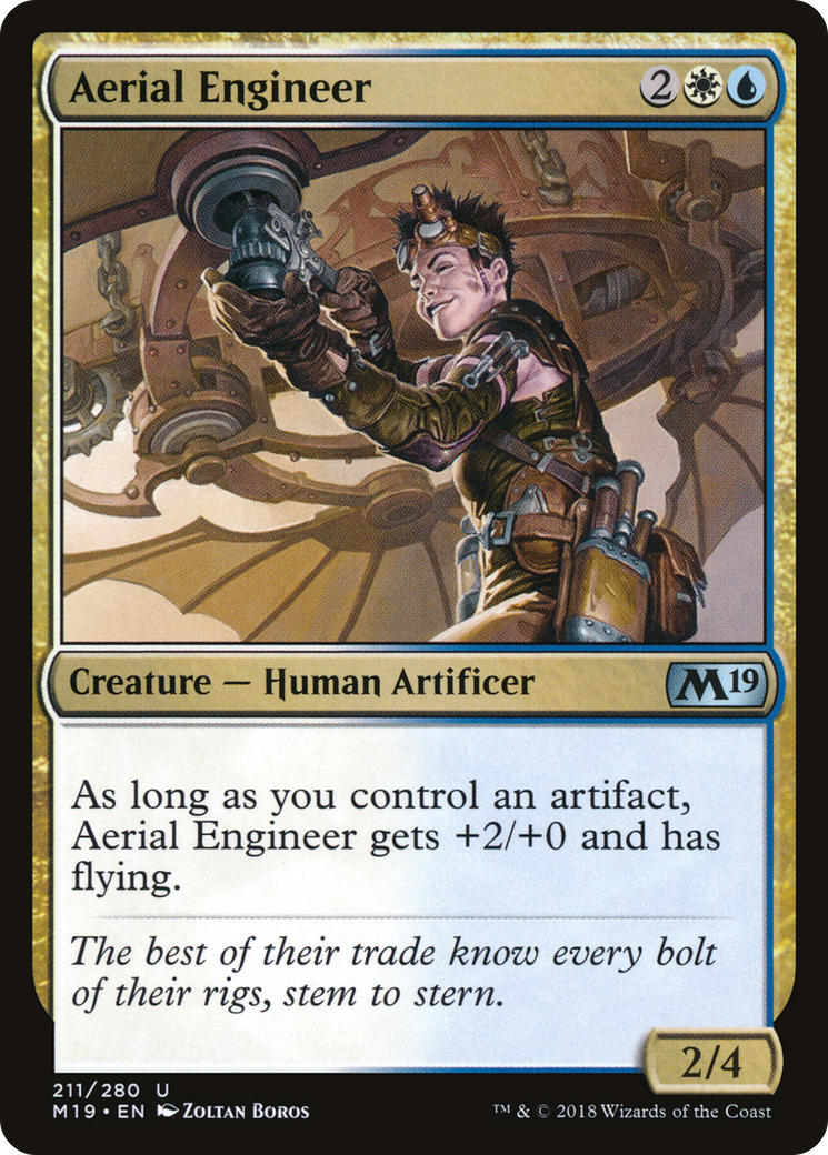 Aerial Engineer (M19-211) [Core Set 2019] MTG Single Wizards of the Coast