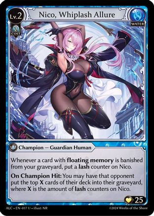 Nico, Whiplash Allure (017) [Alchemical Revolution] Grand Archive Single Weebs of the Shore