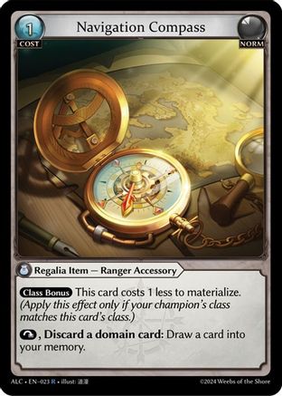 Navigation Compass (023) [Alchemical Revolution] Grand Archive Single Weebs of the Shore