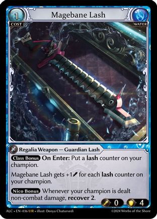 Magebane Lash (036) [Alchemical Revolution] Grand Archive Single Weebs of the Shore