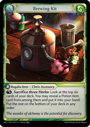 Brewing Kit (037) [Alchemical Revolution] Grand Archive Single Weebs of the Shore