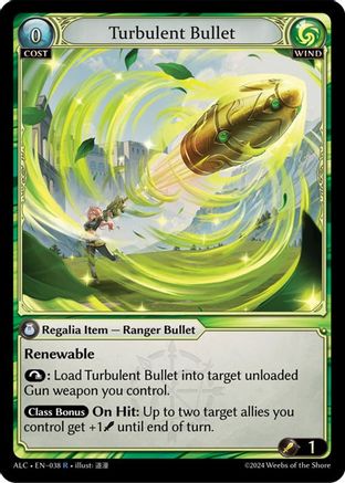 Turbulent Bullet (038) [Alchemical Revolution] Grand Archive Single Weebs of the Shore