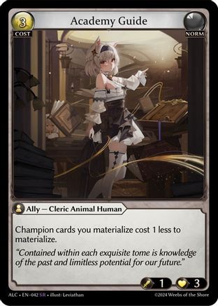 Academy Guide (042) [Alchemical Revolution] Foil Grand Archive Single Weebs of the Shore