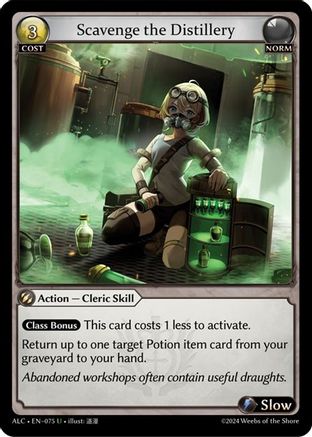 Scavenge the Distillery (075) [Alchemical Revolution] Foil Grand Archive Single Weebs of the Shore