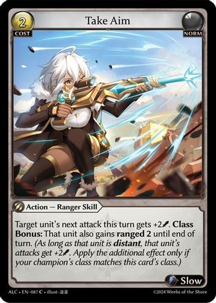 Take Aim (087) [Alchemical Revolution] Grand Archive Single Weebs of the Shore