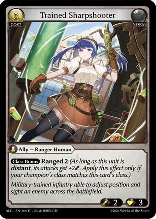 Trained Sharpshooter (090) [Alchemical Revolution] Grand Archive Single Weebs of the Shore