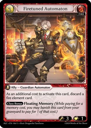 Firetuned Automaton (106) [Alchemical Revolution] Grand Archive Single Weebs of the Shore