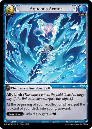 Aqueous Armor (122) [Alchemical Revolution] Foil Grand Archive Single Weebs of the Shore