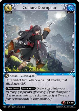 Conjure Downpour (126) [Alchemical Revolution] Grand Archive Single Weebs of the Shore