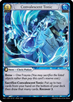 Convalescent Tonic (127) [Alchemical Revolution] Grand Archive Single Weebs of the Shore