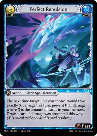 Perfect Repulsion (139) [Alchemical Revolution] Foil Grand Archive Single Weebs of the Shore