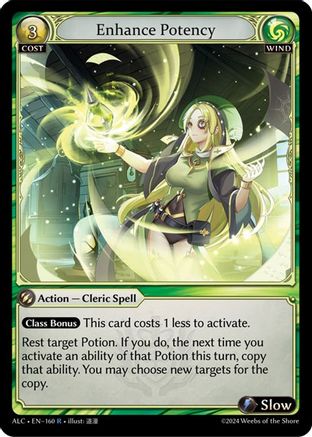 Enhance Potency (160) [Alchemical Revolution] Grand Archive Single Weebs of the Shore