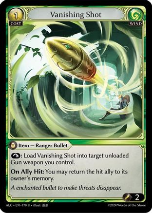 Vanishing Shot (170) [Alchemical Revolution] Foil Grand Archive Single Weebs of the Shore