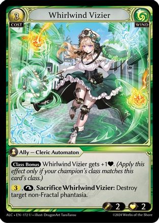 Whirlwind Vizier (172) [Alchemical Revolution] Grand Archive Single Weebs of the Shore