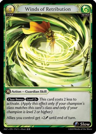 Winds of Retribution (176) [Alchemical Revolution] Grand Archive Single Weebs of the Shore