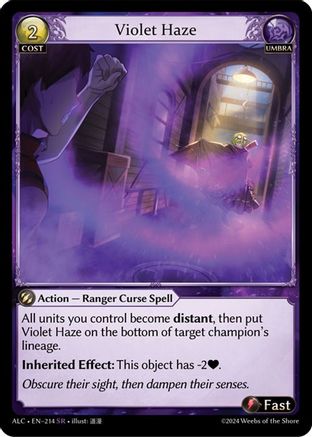 Violet Haze (214) [Alchemical Revolution] Grand Archive Single Weebs of the Shore