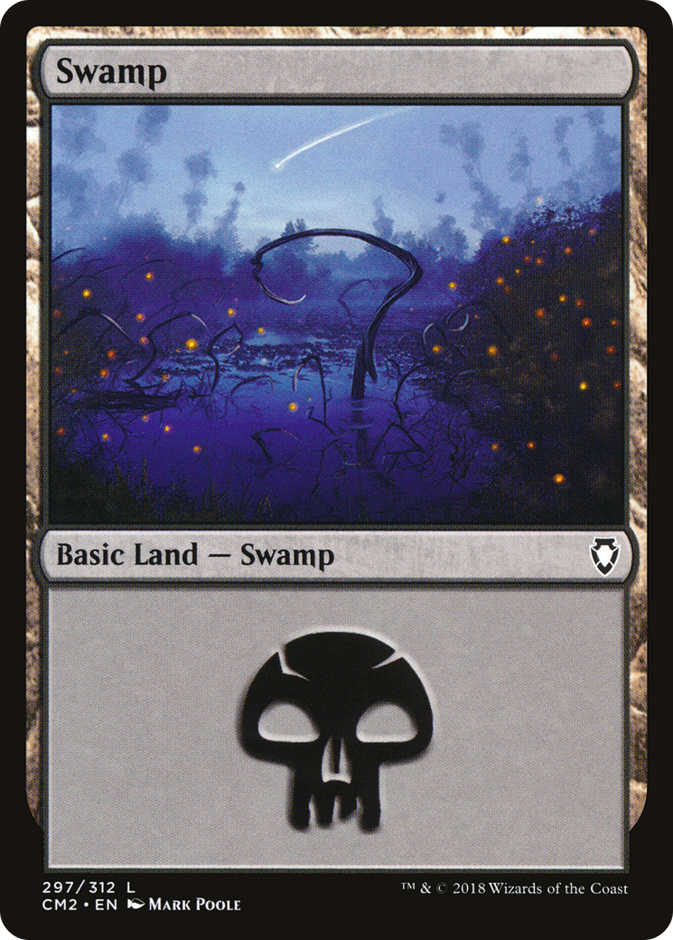Swamp (297) (CM2-297) [Commander Anthology Volume II] MTG Single Wizards of the Coast