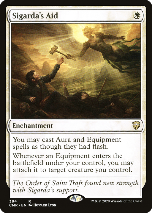 Sigarda's Aid (CMR-384) [Commander Legends] MTG Single Wizards of the Coast