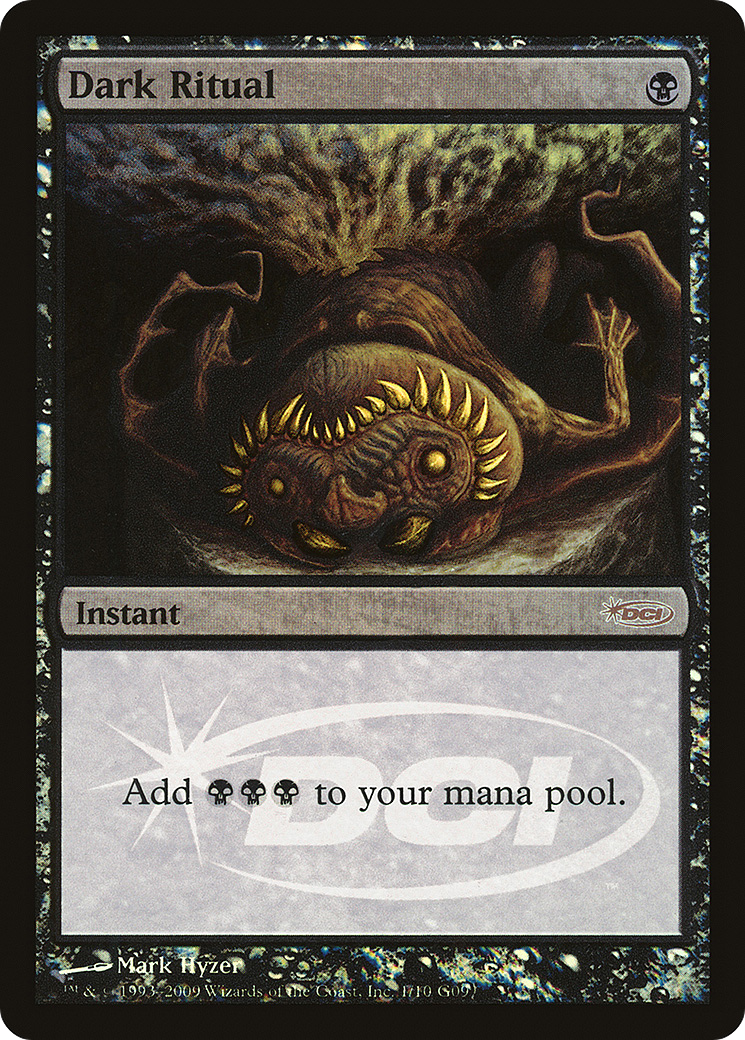 Dark Ritual (JDG-001) [Misc] Judge Gift Cards 2009 Foil MTG Single Wizards of the Coast