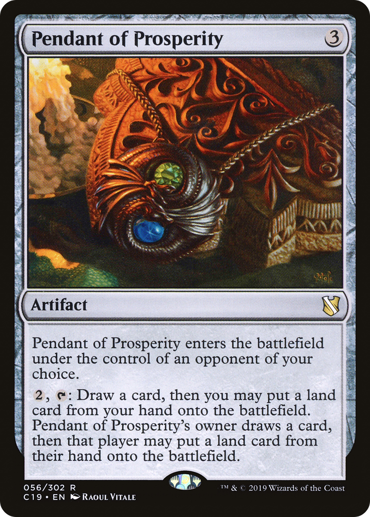 Pendant of Prosperity (C19-056) [Commander 2019] MTG Single Wizards of the Coast