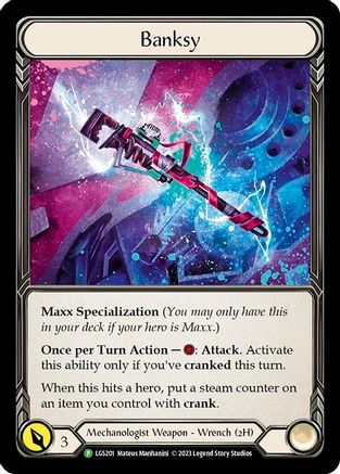 Banksy [LGS201] (Promo)  Cold Foil Flesh And Blood Single Flesh And Blood   