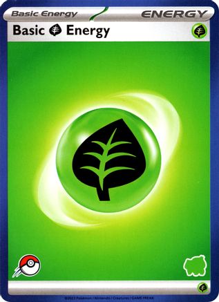 Basic Grass Energy (Blue Border) () [Misc: My First Battle] Pokemon Single Pokémon