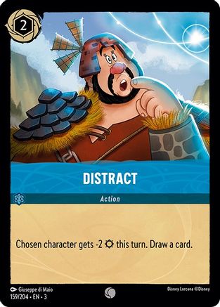 Distract (159/204) [Into the Inklands] Cold Foil Lorcana Single Disney