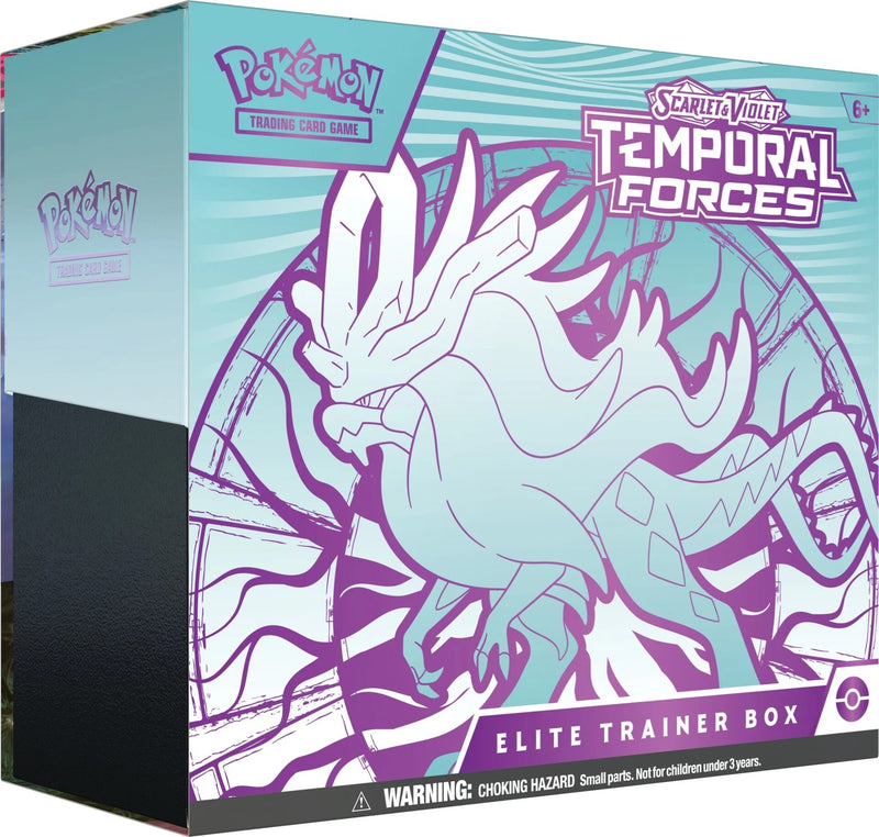Pokémon Scarlet & Violet: Temporal Forces - Elite Trainer Box (Walking Wake) Pokemon Sealed Pokémon   