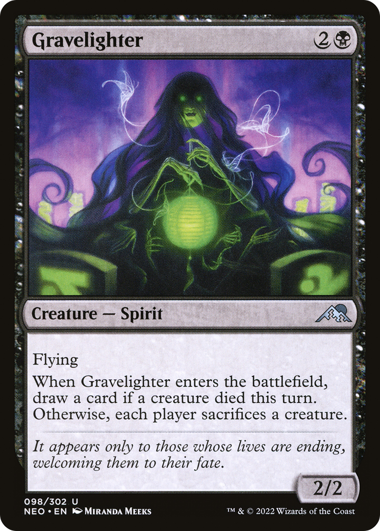 Gravelighter (NEO-098) [Kamigawa: Neon Dynasty] Foil MTG Single Wizards of the Coast