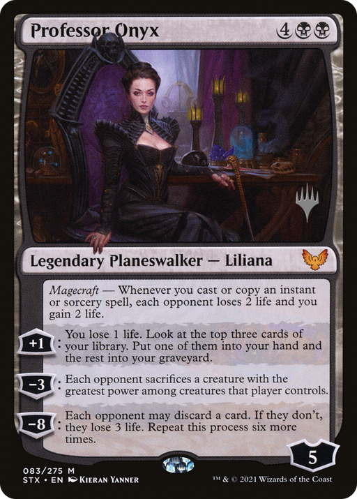 Professor Onyx (PPSTX-083) [Strixhaven: School of Mages Promos] Foil MTG Single Wizards of the Coast