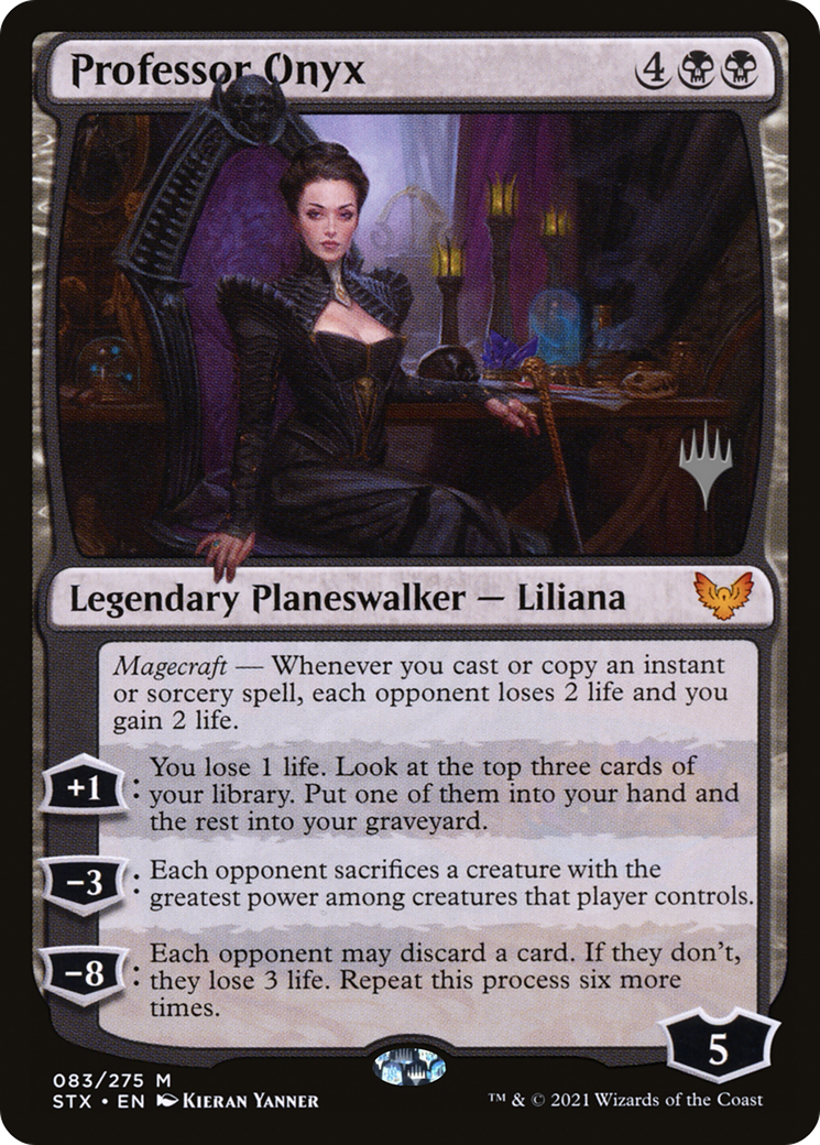 Professor Onyx (PPSTX-083) [Strixhaven: School of Mages Promos] MTG Single Wizards of the Coast