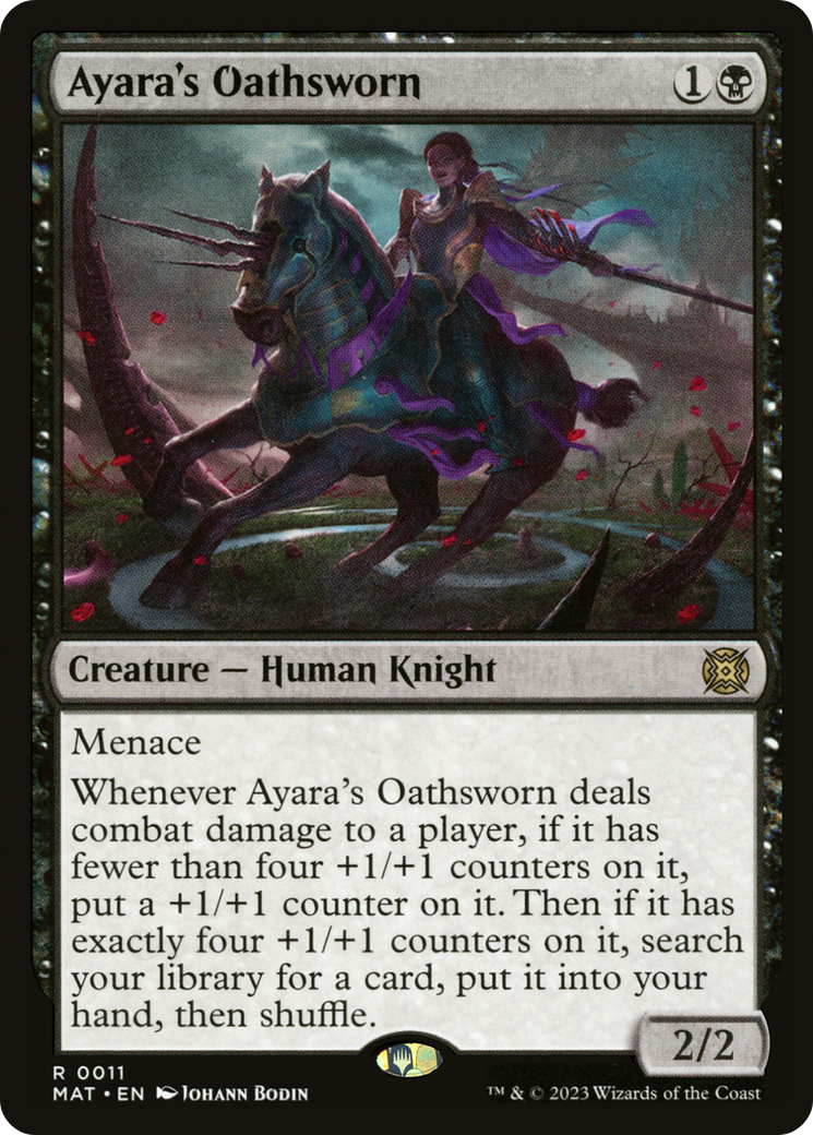 Ayara's Oathsworn (MAT-011) [March of the Machine: The Aftermath] MTG Single Wizards of the Coast